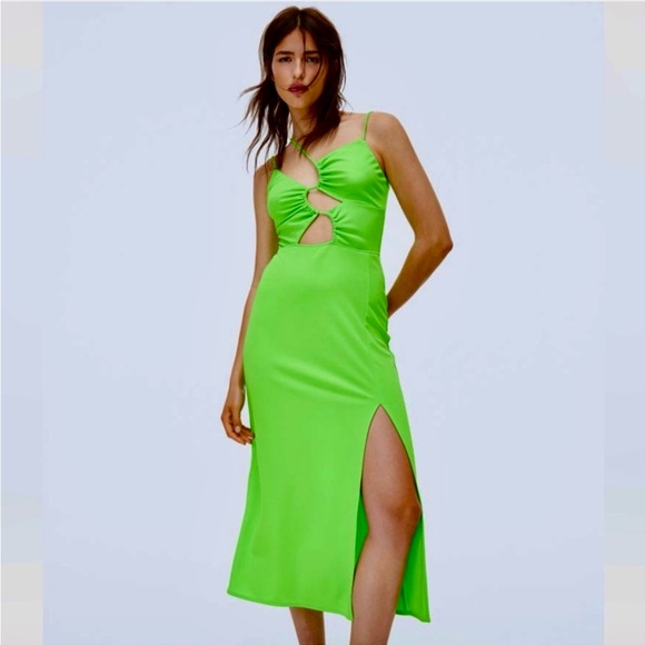 H&M Dresses & Skirts - H&M Asymmetric Cut Out Dress, NWOT Size L